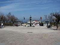 Weg zur Seebrücke am Ahlbecker Strand