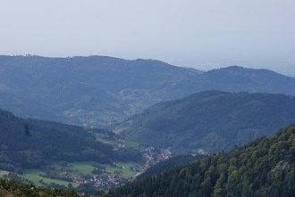 Panoramablick auf das Ahrtal