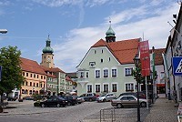 der Marktplatz von Waldmünchen