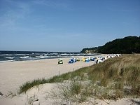 Der wunderbare Badestrand von Göhren an der Ostseeküste