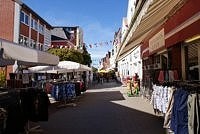 Flaniermeile im Zentrum von Heide