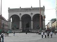 Feldhernhalle in München Zentrum