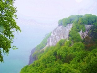 Berühmten Rügener Kreidefelsen