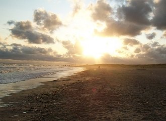 Sonnenuntergang an der Nordsee