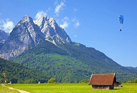 Blick auf die Zugspitze