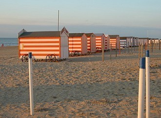 Traumstrand an der Nordsee in de Panne