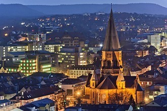 Zentrum mit der Marienkirche in Kaiserslautern