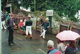 Korbschlitten in Funchal