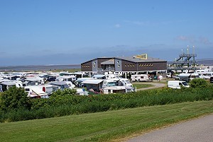 Campingplatz am Strand von Dornumersiel