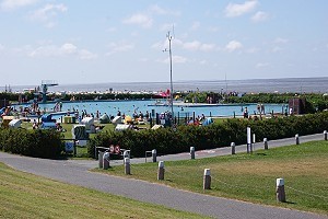 Freibad direkt am Strand von Norddeich