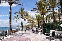 Strandpromenade von Marbella Strandpromenade von Marbella