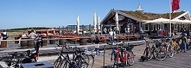 Strandbrücke im Nordseeheilbad St. Peter-Ording.