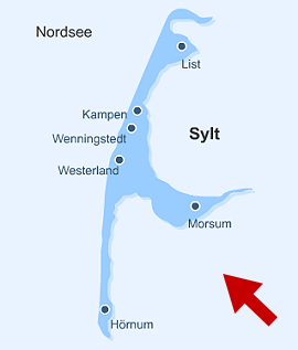 Karte von Sylt Karte von Sylt
